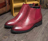 Genuine Leather Vintage Men Ankle Boots