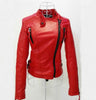 Women Brand Faux Soft Leather Jackets Zippers Long Sleeve